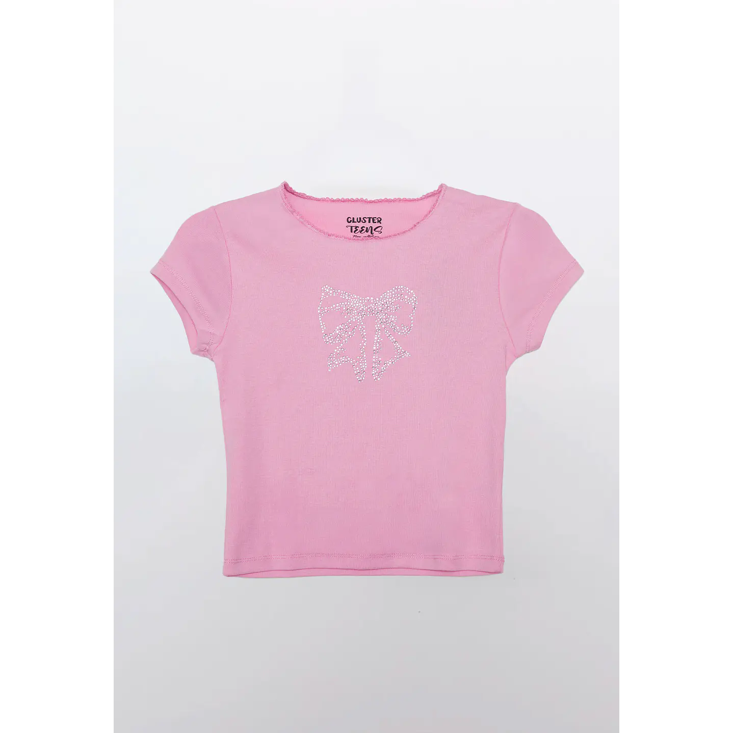 Polera Lola Strass Moda Rosado Familyshop 5