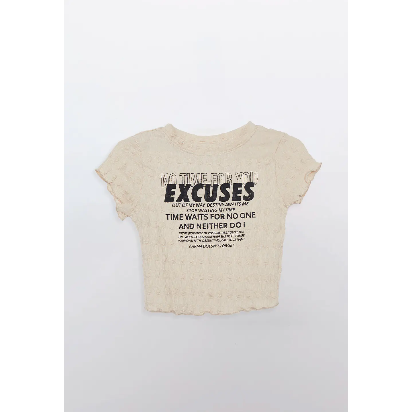 Polera Lola Textura Beige Familyshop 5