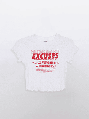 Polera Lola Textura Blanco Familyshop