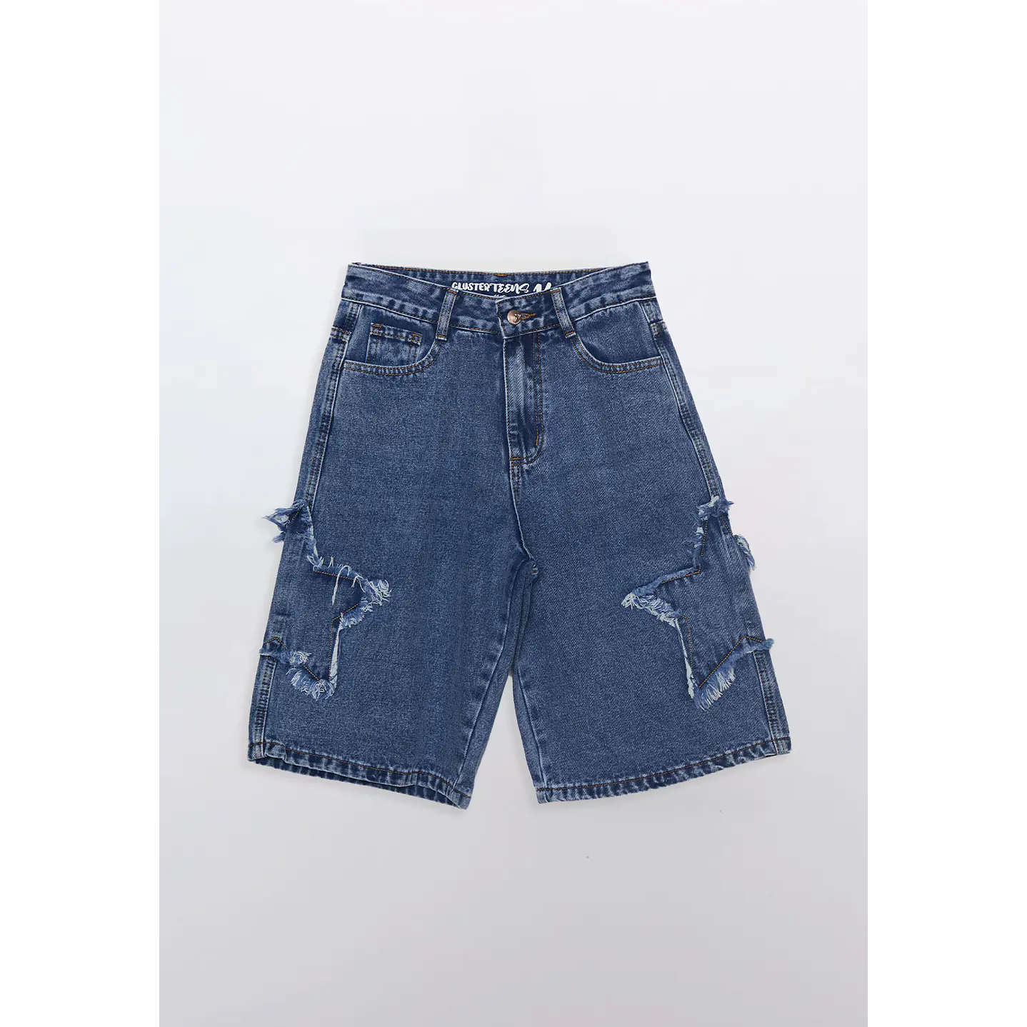Short Lola Pretina Elástica Azul Familyshop 5