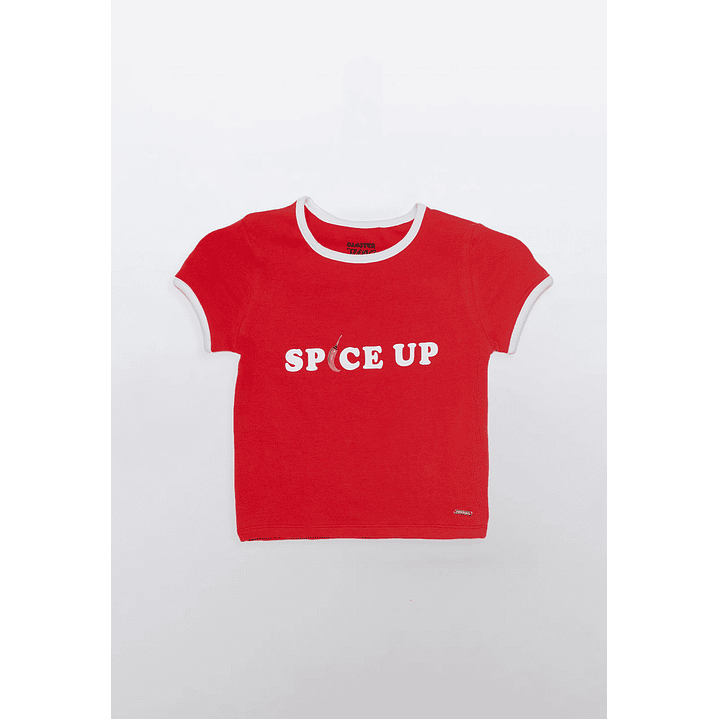 Polera Lola Manga Corta Rojo Familyshop 1