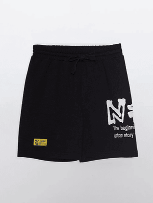 Bermuda Niño Urban Negro Familyshop