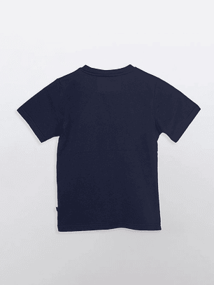 Polera Niño Embossing Azul Familyshop
