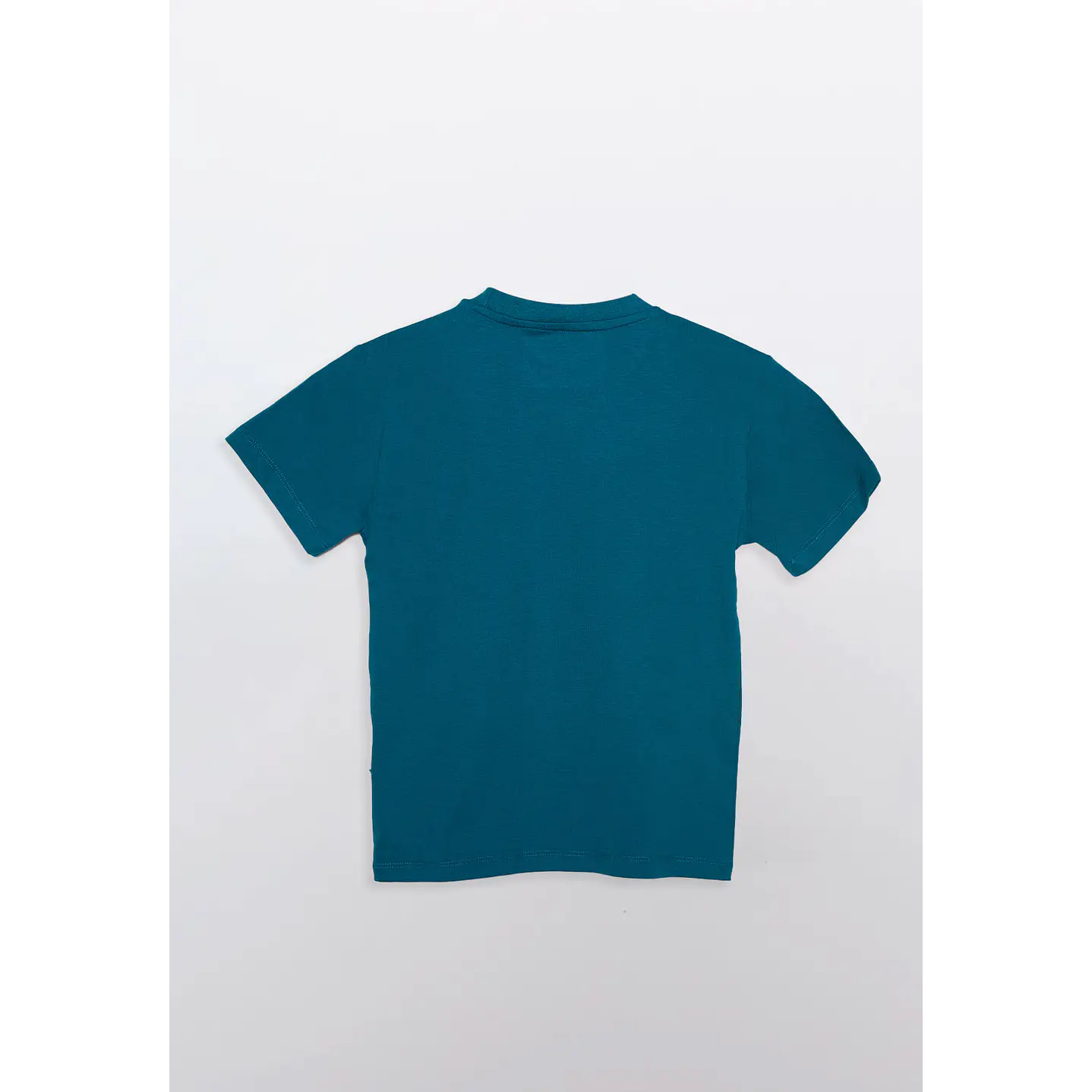 Polera Niño Manga Corta Petróleo Familyshop 2