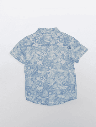 Camisa Niño Manga Corta Blanco Familyshop