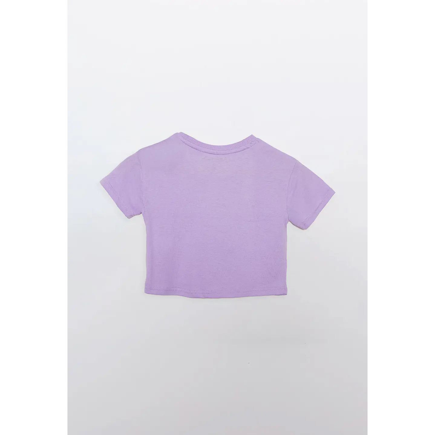 Polera Niña Manga Corta Morado Familyshop 2