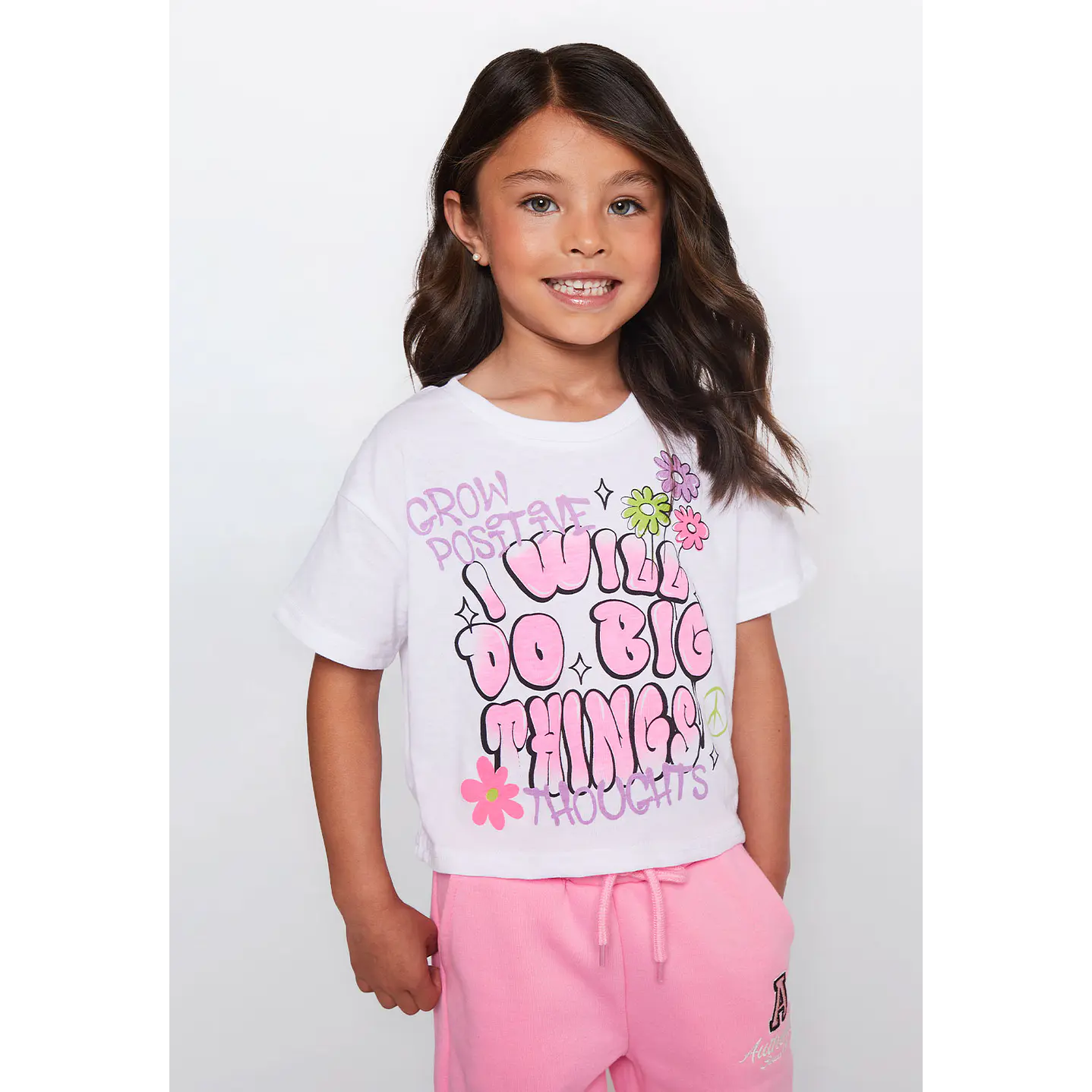 Polera Niña Grafitti Blanco Familyshop 1