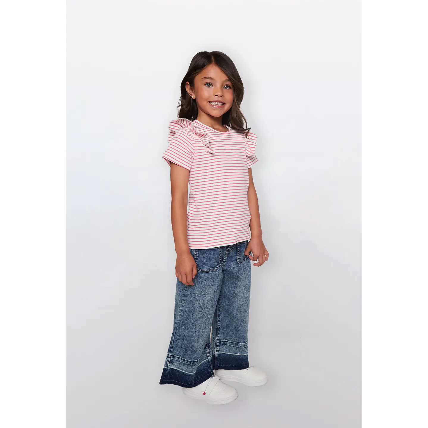 Jeans Niña Wide Leg Azul Familyshop 3