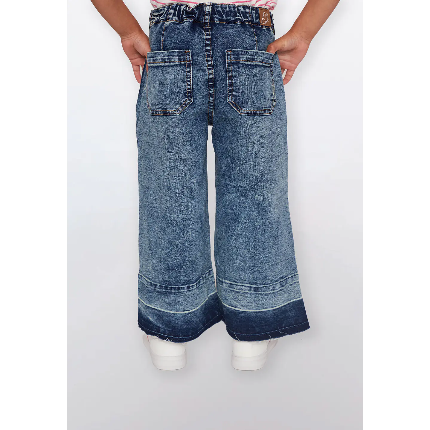 Jeans Niña Wide Leg Azul Familyshop 2