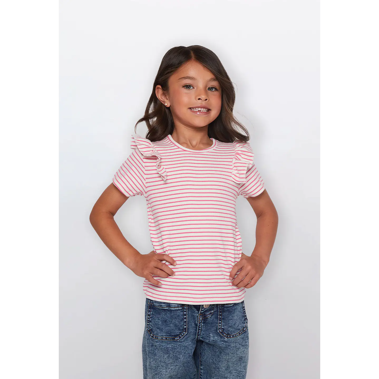 Polera Niña Vuelos Crudo Familyshop 1