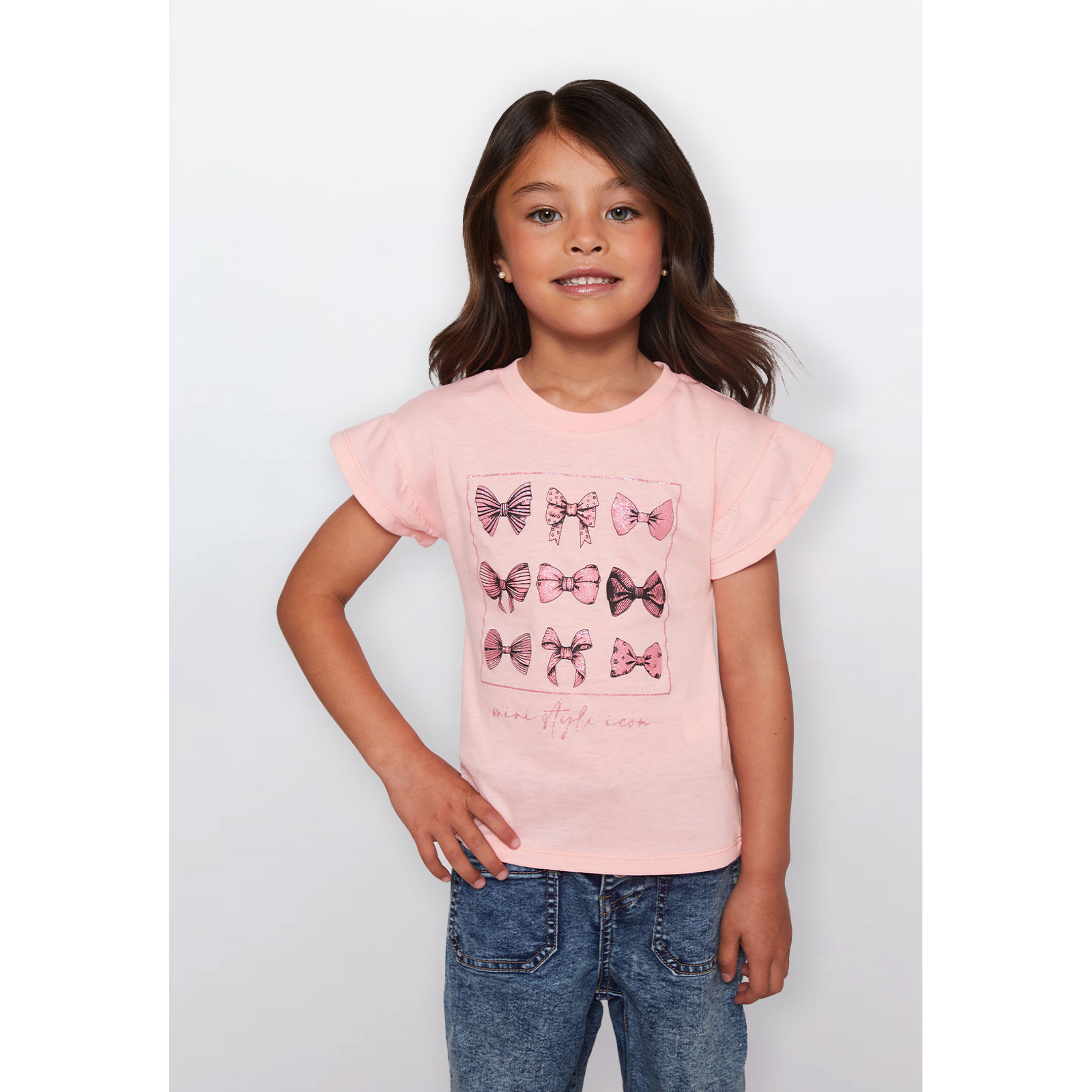 Polera Vuelos Niña Coral Familyshop 1