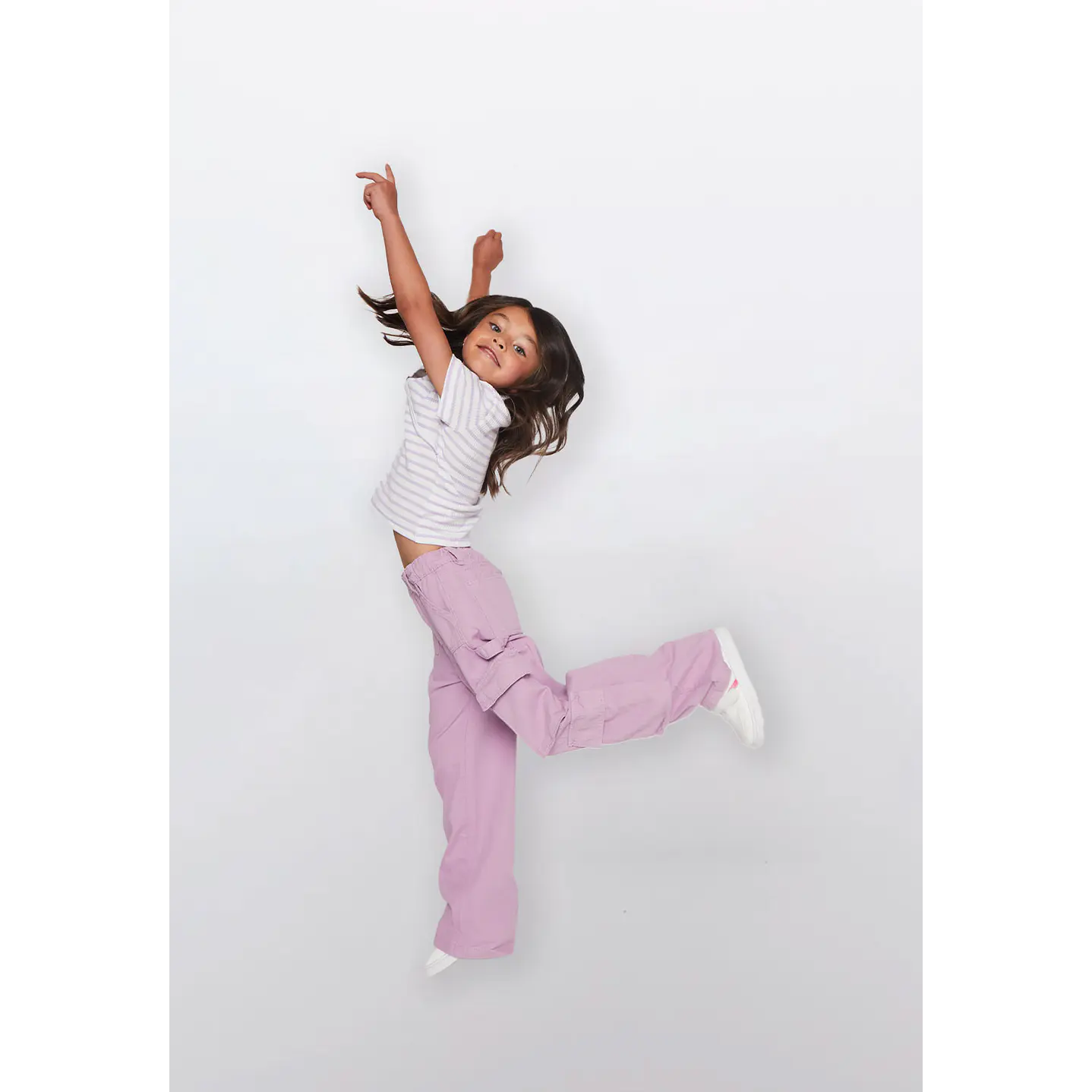Pantalón Carpintero Niña Lila Familyshop 3