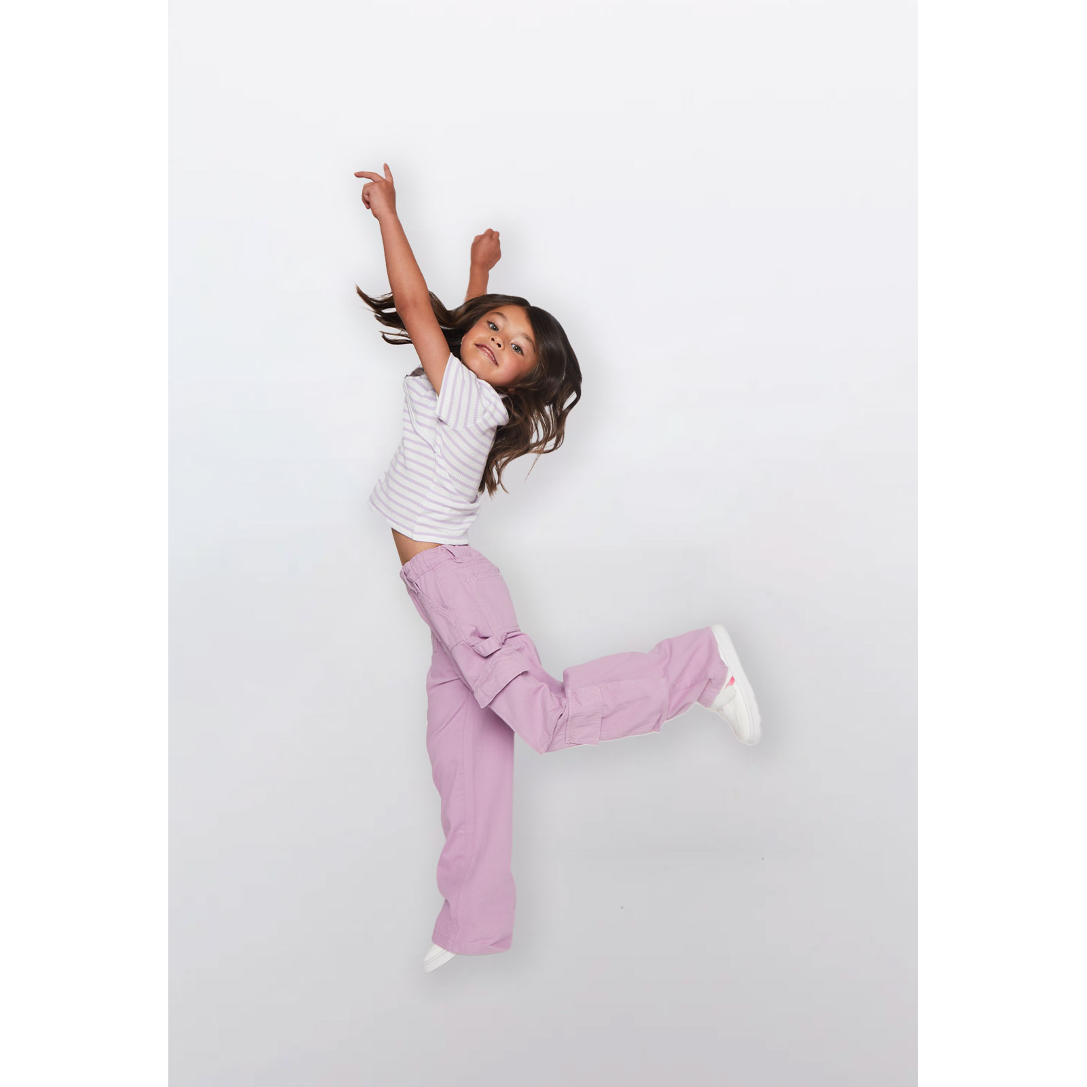 Pantalón Carpintero Niña Lila Familyshop 3