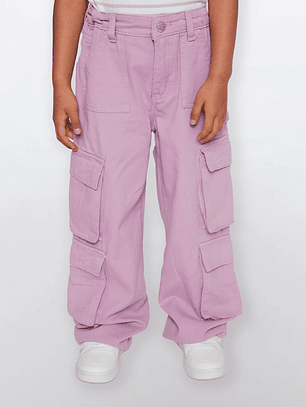 Pantalón Carpintero Niña Lila Familyshop