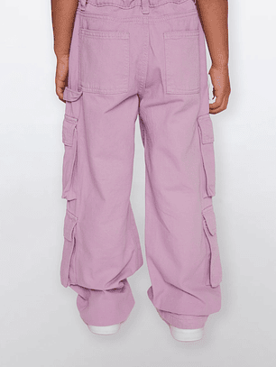 Pantalón Carpintero Niña Lila Familyshop