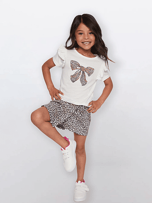 Conjunto Niña 2 Piezas Crudo Familyshop