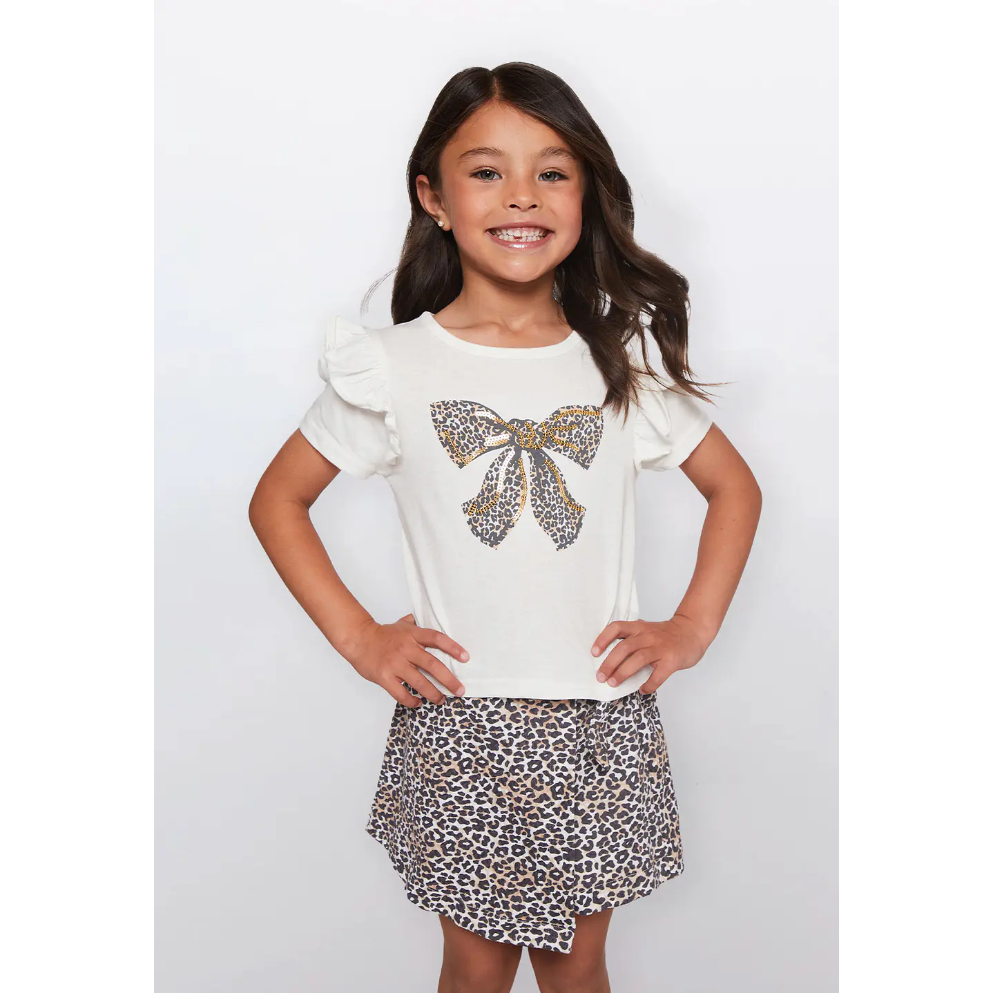 Conjunto Niña 2 Piezas Crudo Familyshop 1