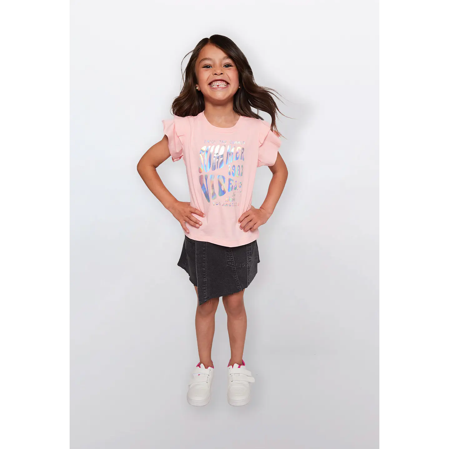 Falda Short Niña Skort Negro Familyshop 3