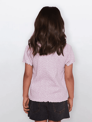 Polera Rulet Niña Lila Familyshop