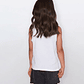Polera Niña Sin Mangas Blanco Familyshop - Miniatura 2
