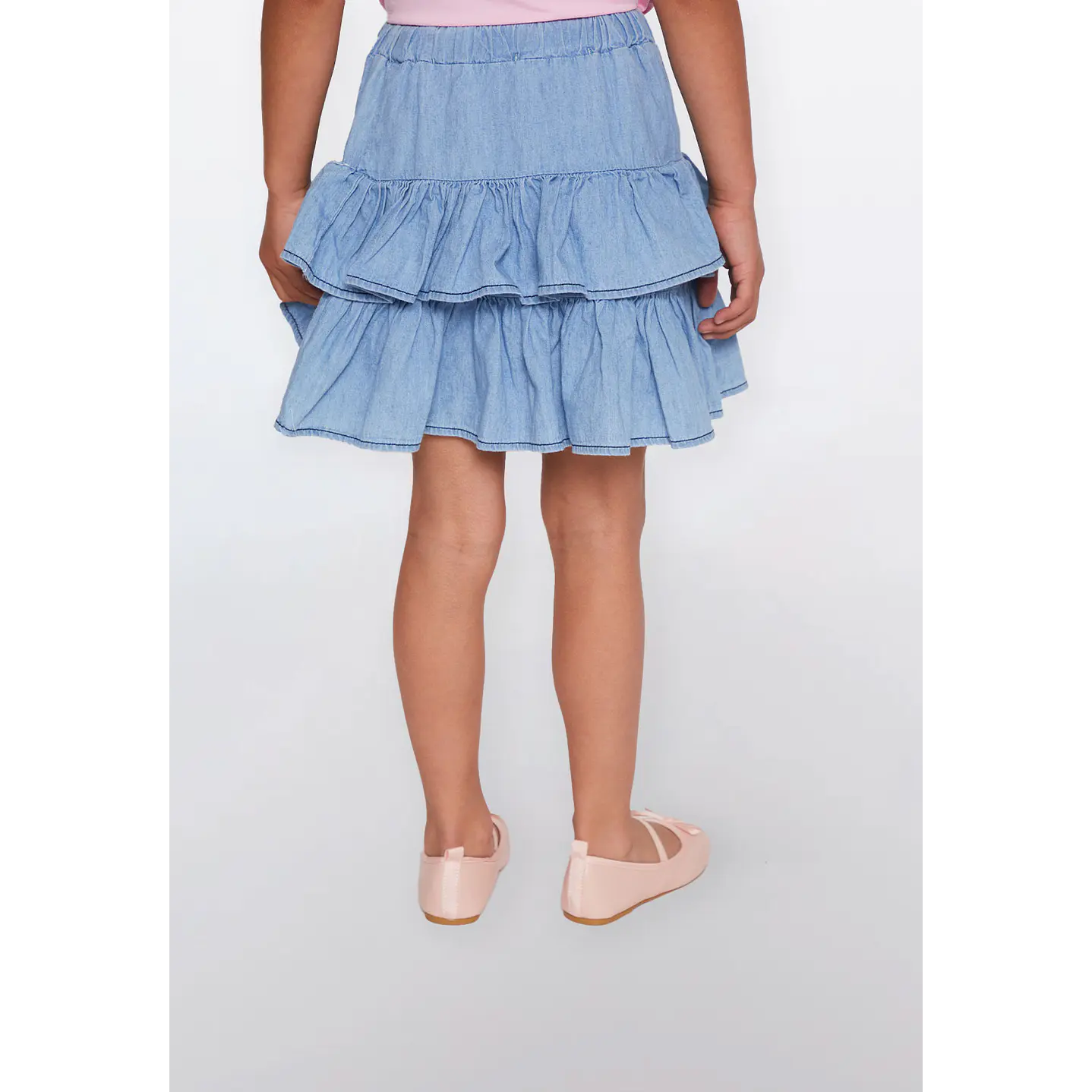 Falda Niña Vuelos Azul Familyshop 3