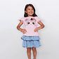 Polera Niña Cats Rosado Familyshop - Miniatura 2