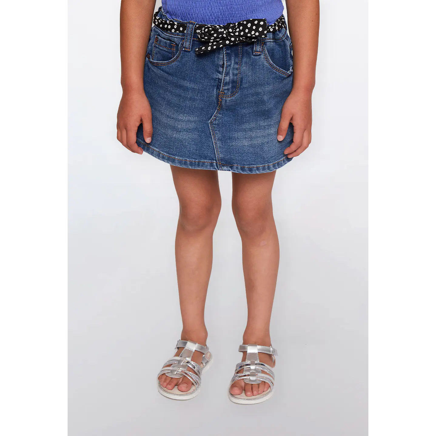 Falda Short Niña Skort Azul Familyshop 1