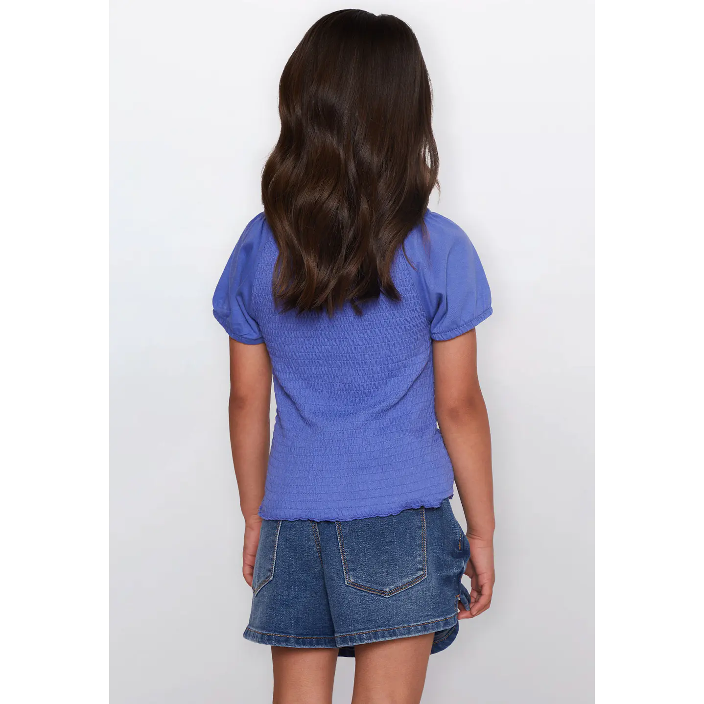 Polera Niña Panal Azul Familyshop 3