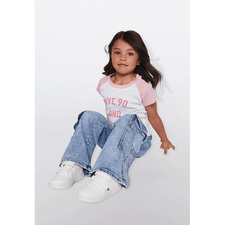 Jeans Cargo Niña Azul Familyshop 3