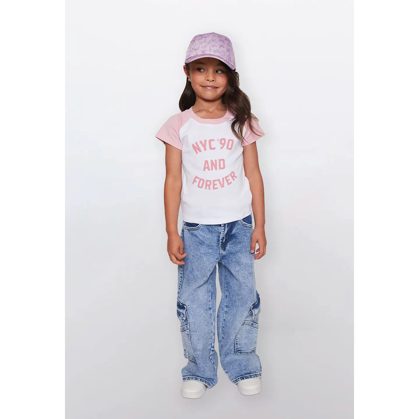 Polera Niña College Blanco Familyshop 2