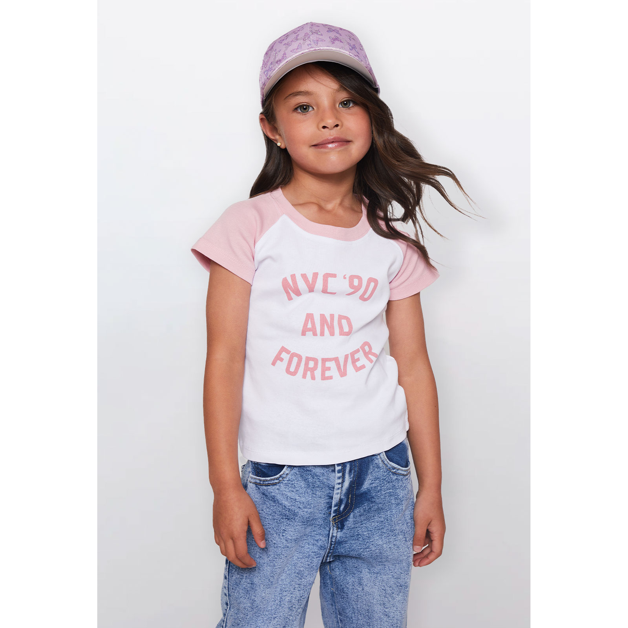 Polera Niña College Blanco Familyshop 1