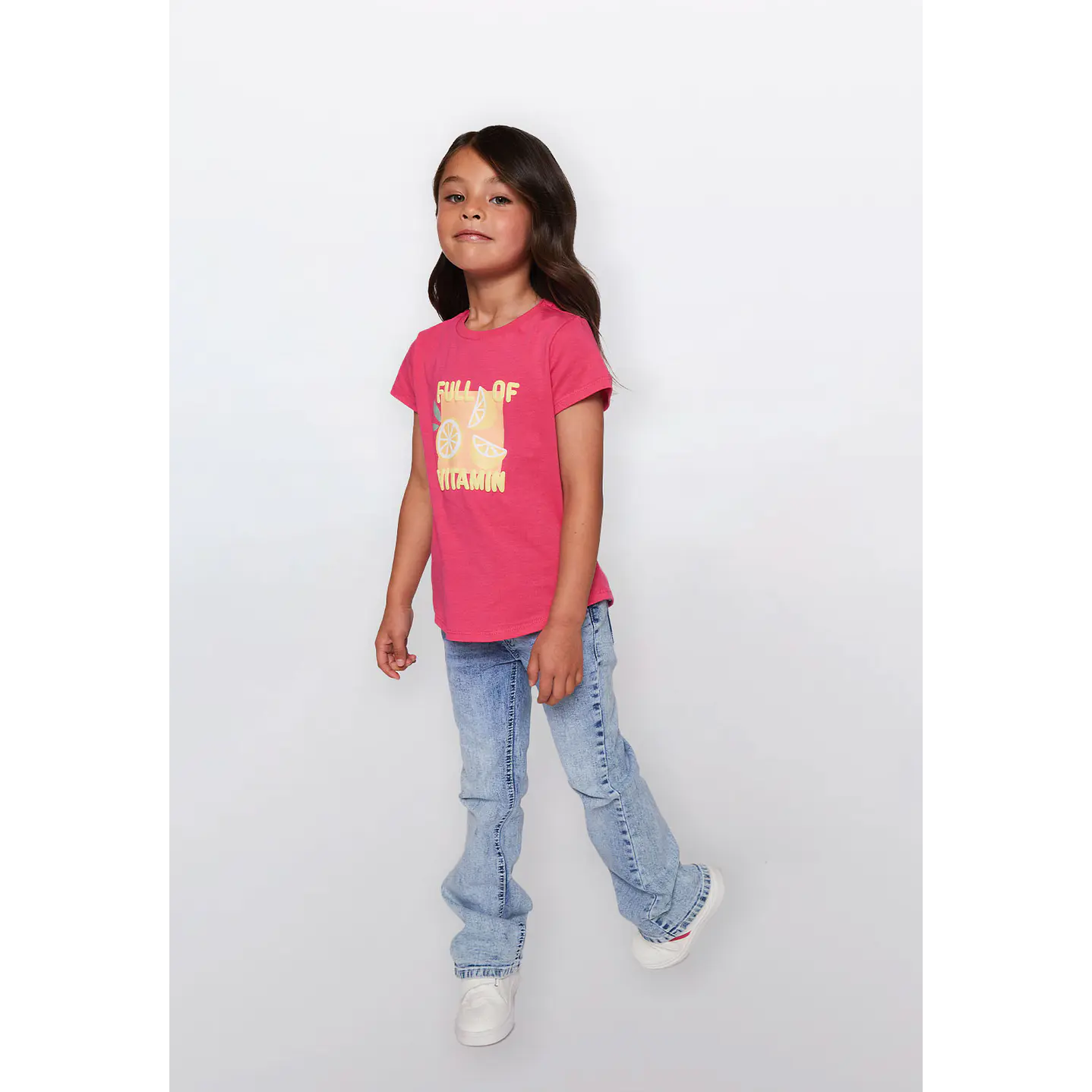 Polera Niña Puff Summer Fucsia Familyshop 2