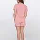 Pijama Corto Fox Mujer Rosado Familyshop - Miniatura 3