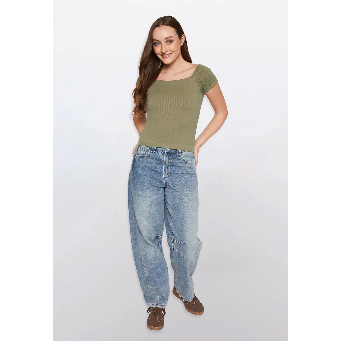 Polera Mujer Escote Verde Familyshop 2
