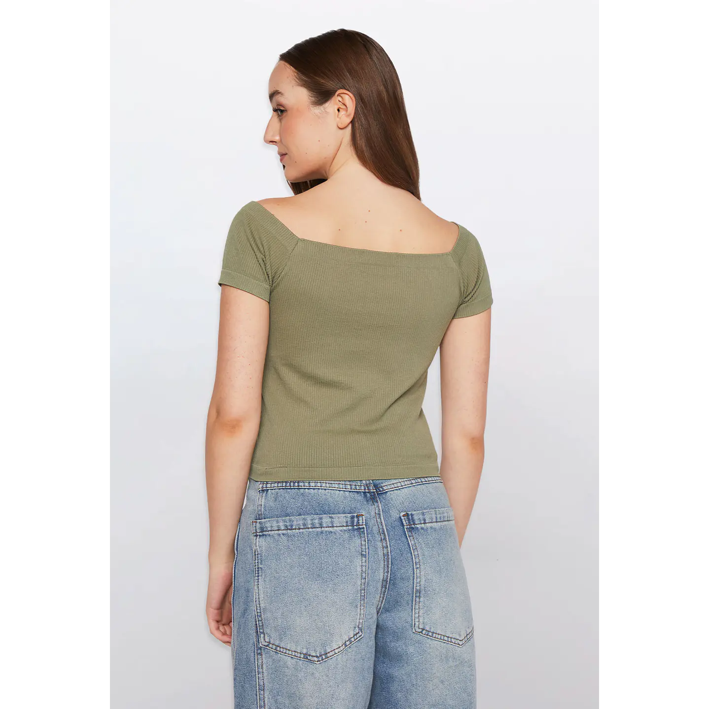 Polera Mujer Escote Verde Familyshop 3