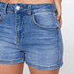 Short Mujer Tiro Alto Azul Familyshop - Miniatura 4