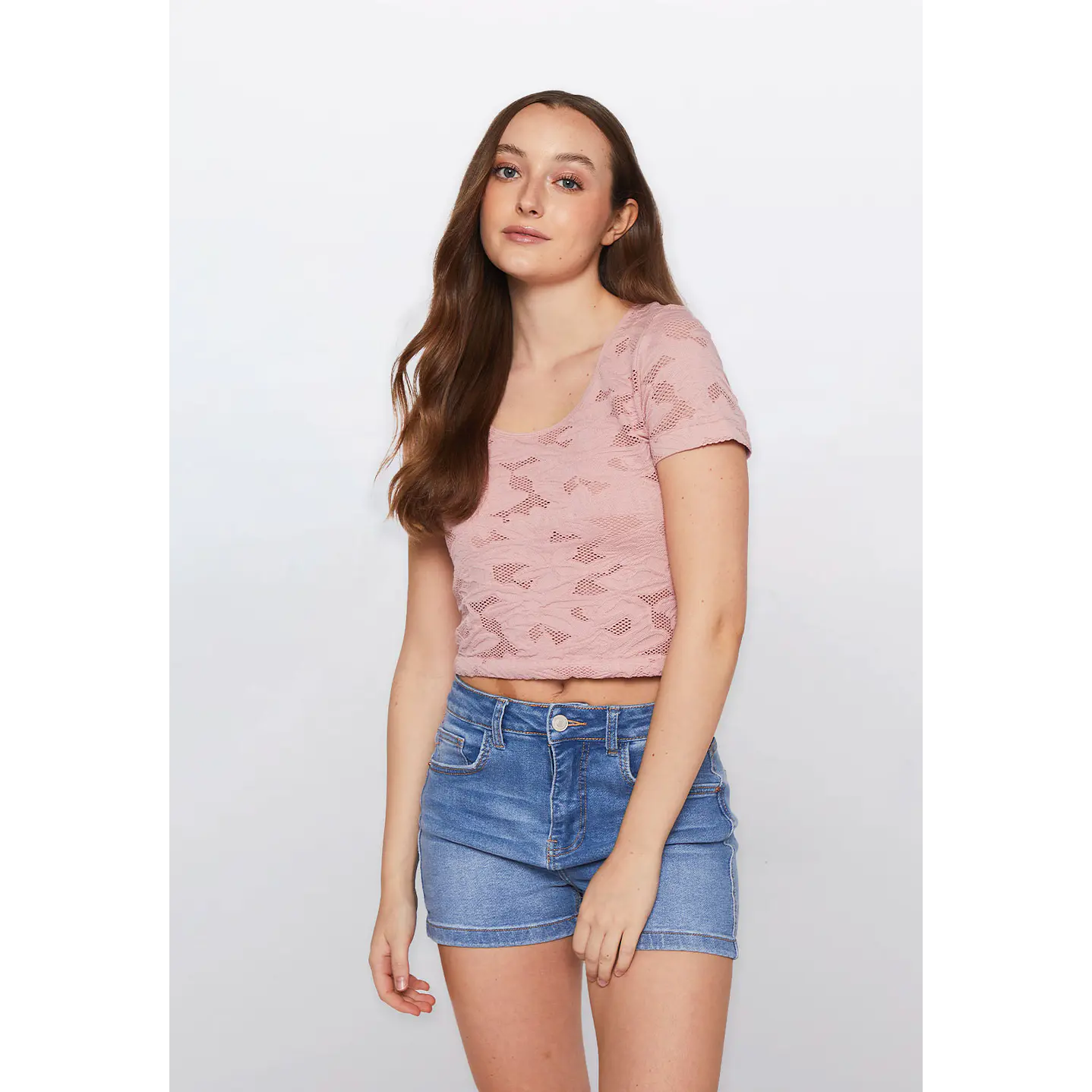 Polera Mujer Seamless Rosado Familyshop 1