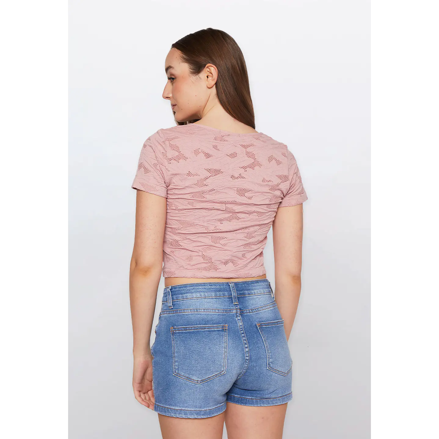 Polera Mujer Seamless Rosado Familyshop 3