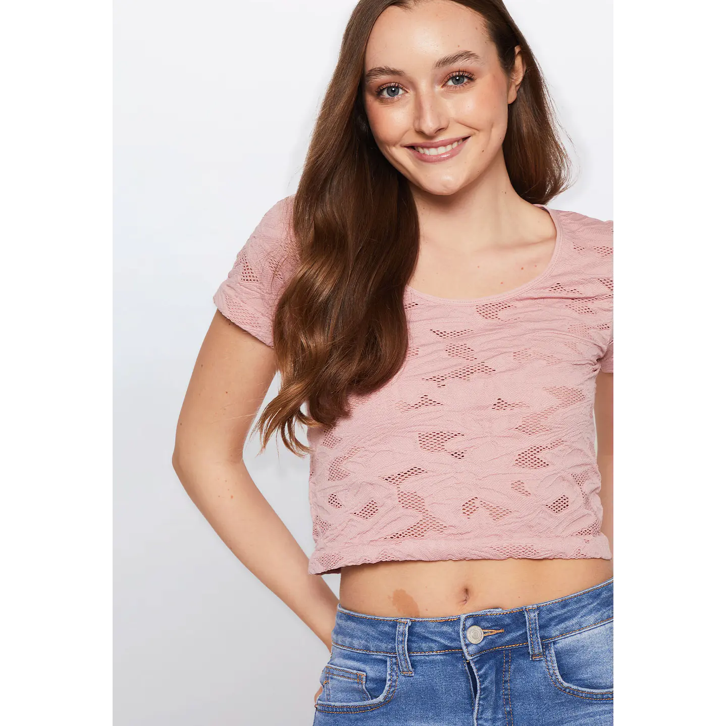 Polera Mujer Seamless Rosado Familyshop 4