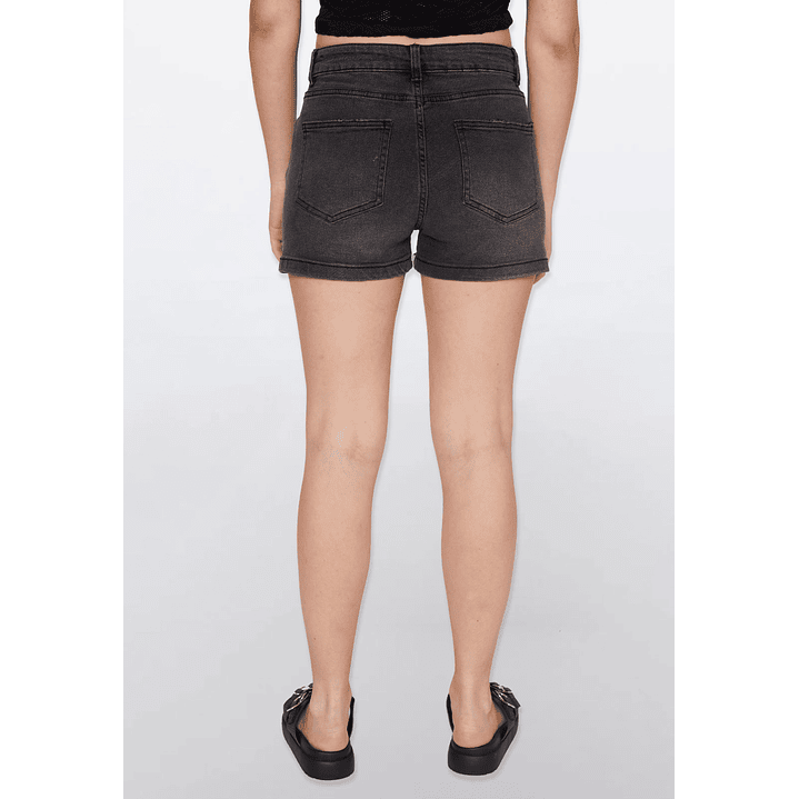 Short Mujer Tiro Alto Negro Familyshop 3