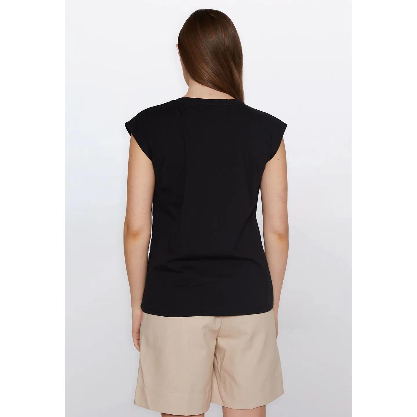 Polera Mujer Flores Negro Familyshop 3