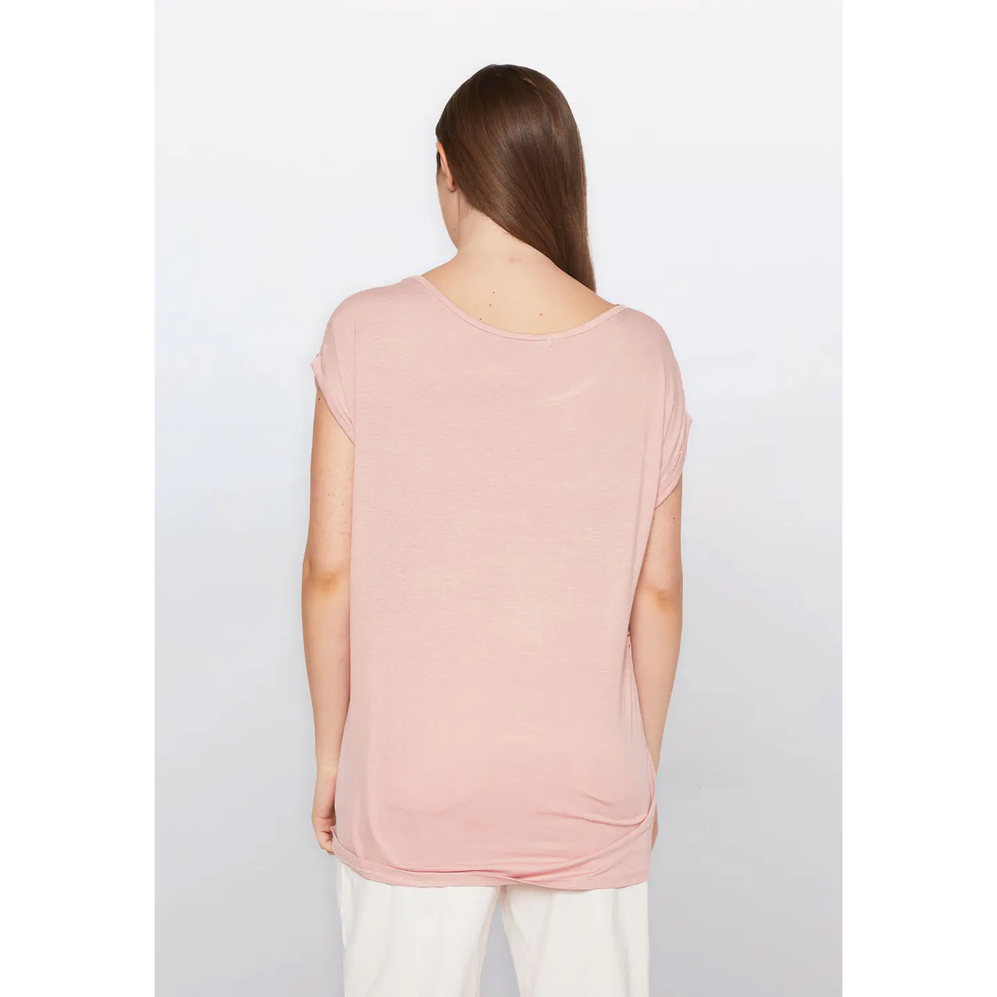 Polera Mujer Manga Corta Rosado Familyshop 3