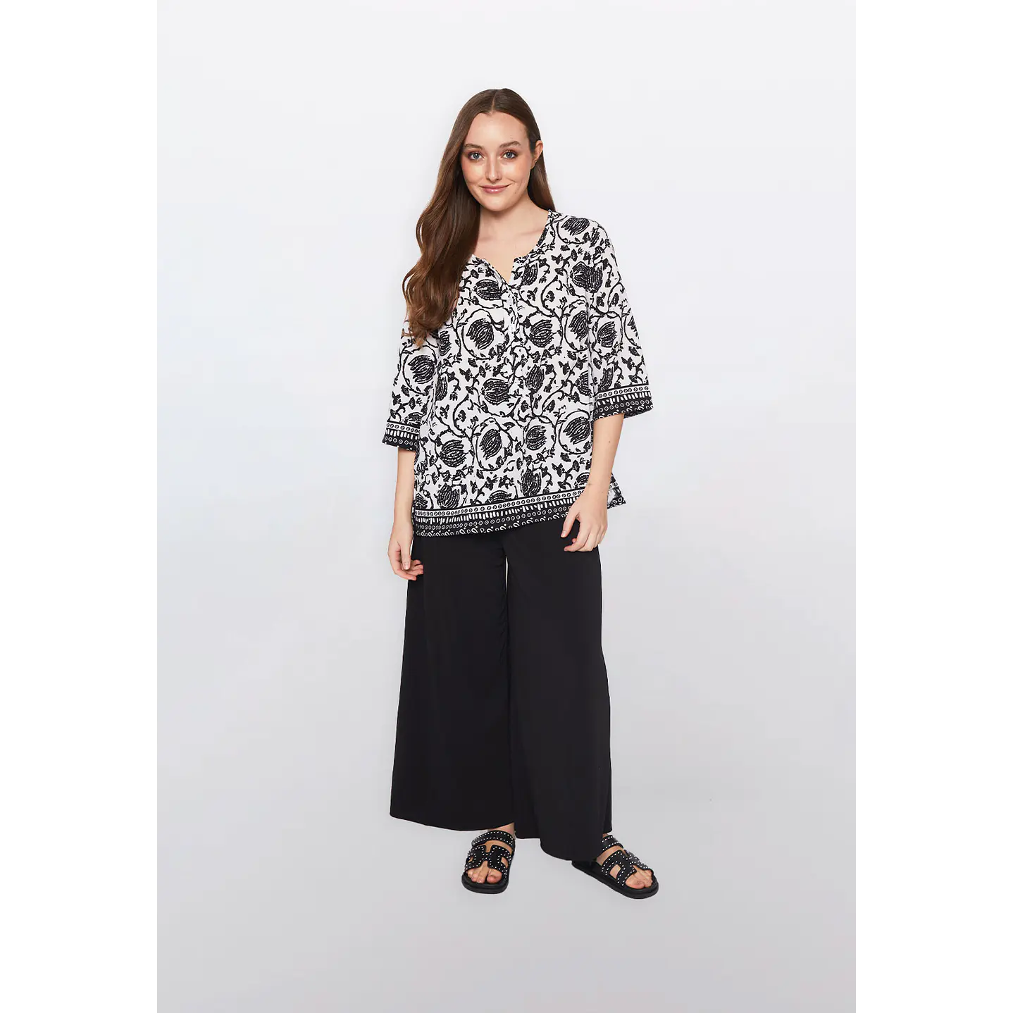 Blusa Mujer Manga 3/4 Crudo Familyshop 2
