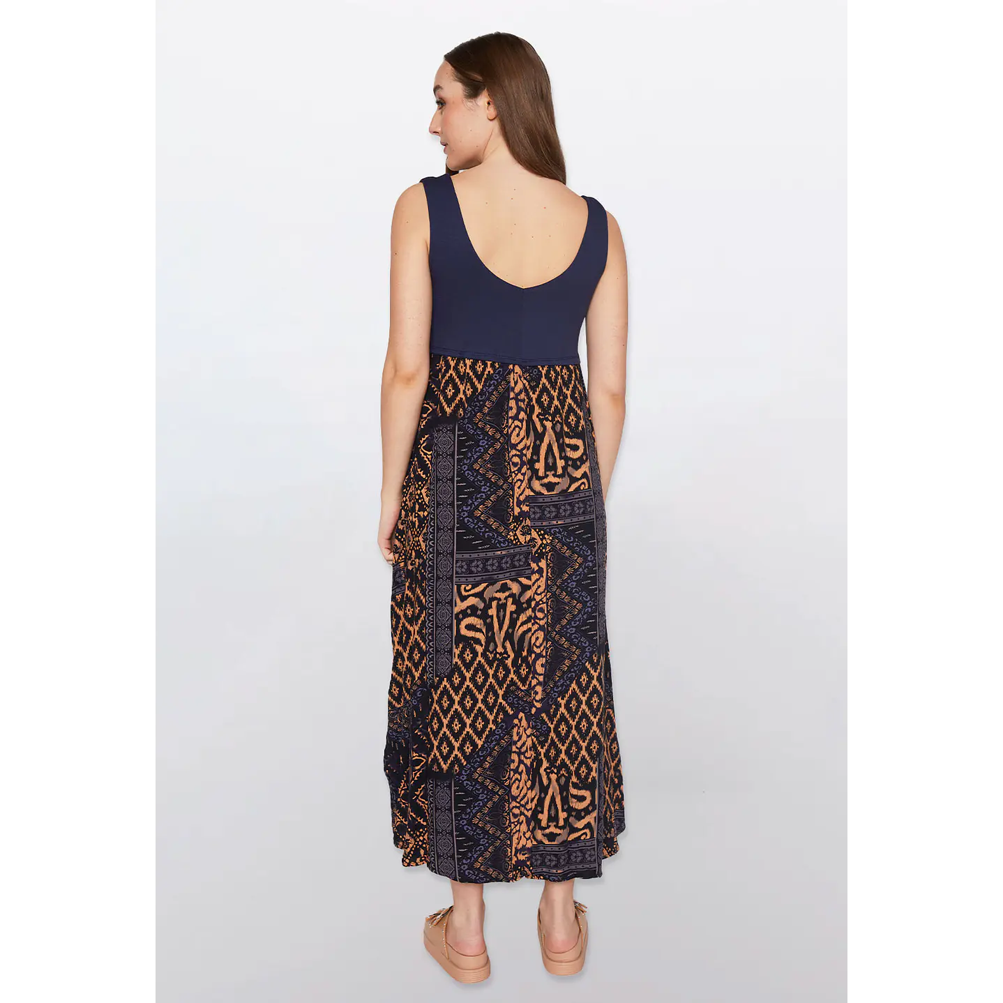 Vestido Mujer Largo Azul Familyshop 3