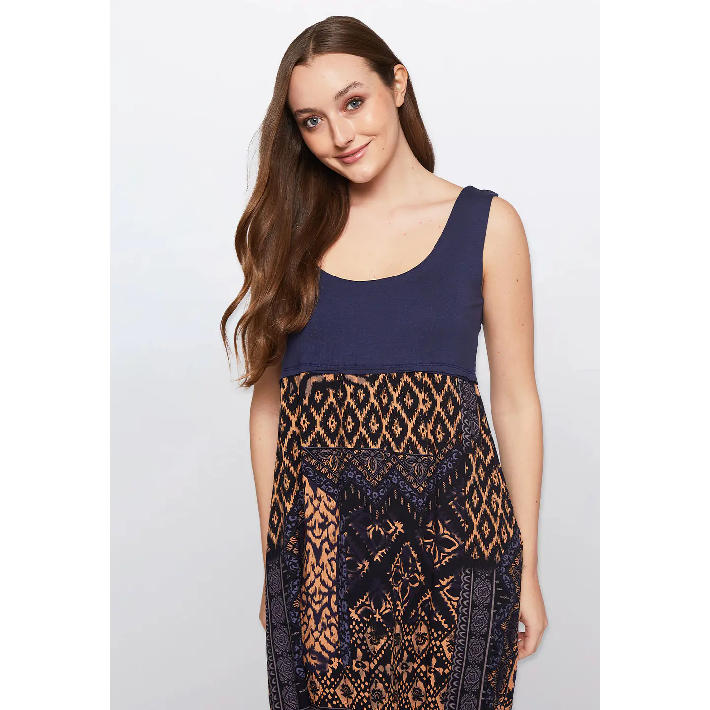 Vestido Mujer Largo Azul Familyshop 2