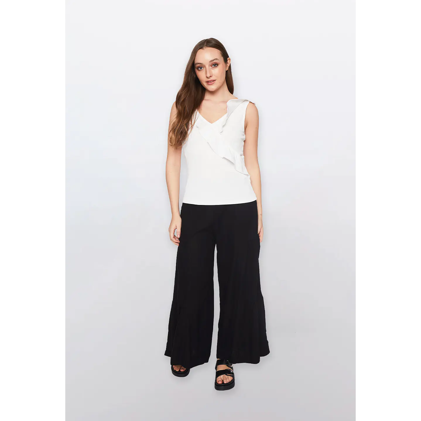 Polera Mujer Sin Mangas Crudo Familyshop 2