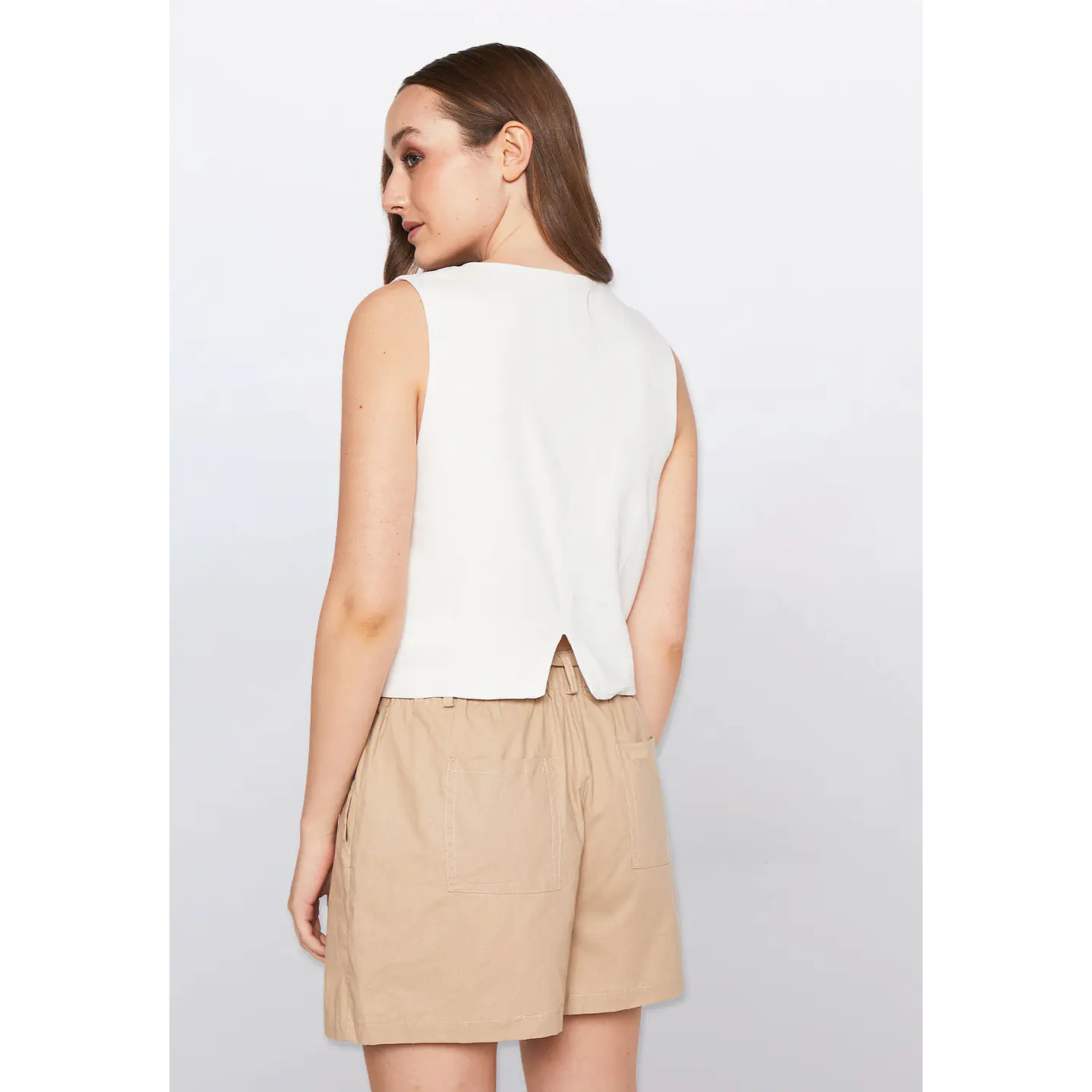 Vest Mujer Lino Crudo Familyshop 3