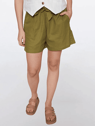 Short Mujer Tiro Alto Verde Familyshop