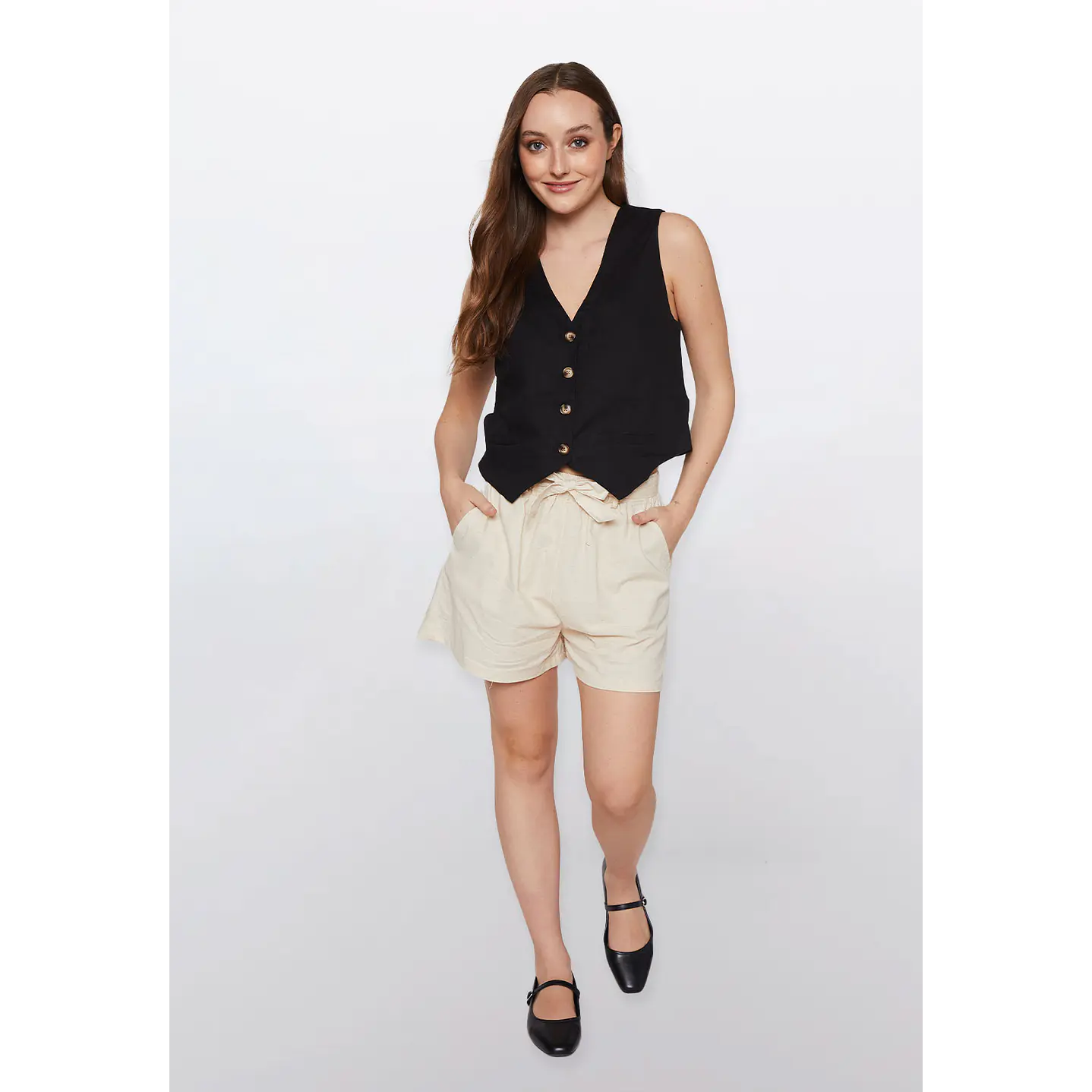 Short Mujer Tiro Alto Crudo Familyshop 2