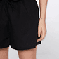 Short Mujer Lino Negro Familyshop - Miniatura 4